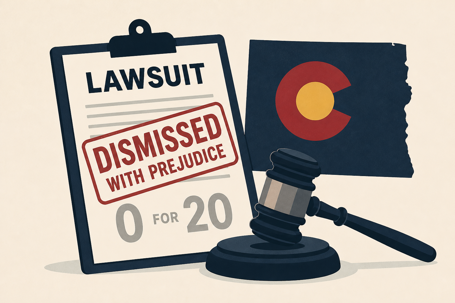 Trump DOJ now 0 for 20 after judge dismisses Colorado voter roll lawsuit ‘with prejudice’