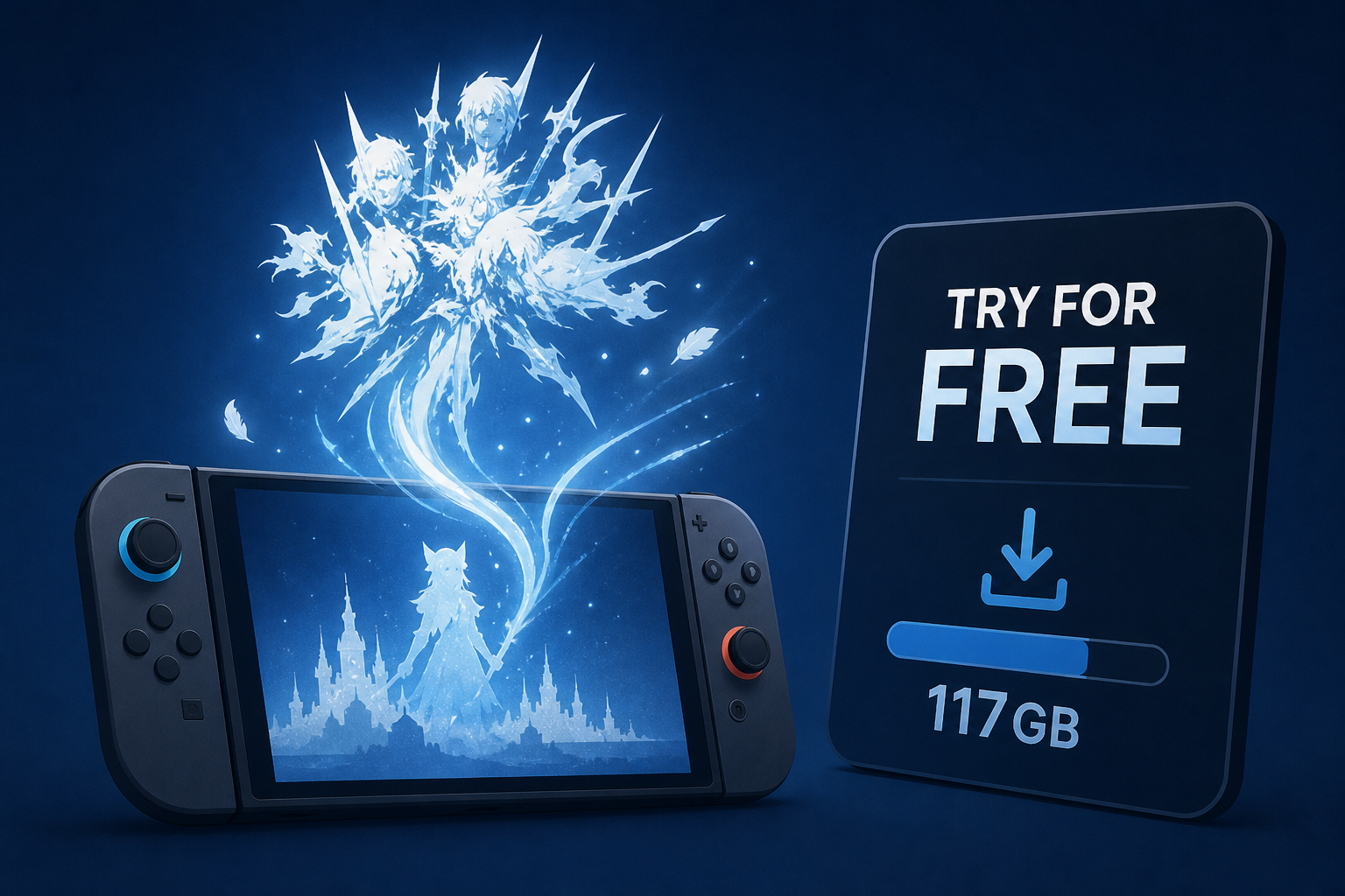 You can try the newly-launched Switch 2 port of Final Fantasy 14 for free, right now, if you have a spare 117GB