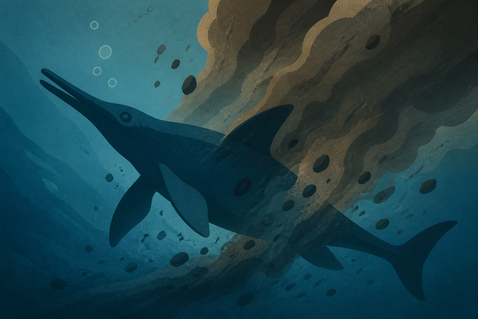 An Ichthyosaur’s terrible, horrible, no good, very bad day 160 million years ago