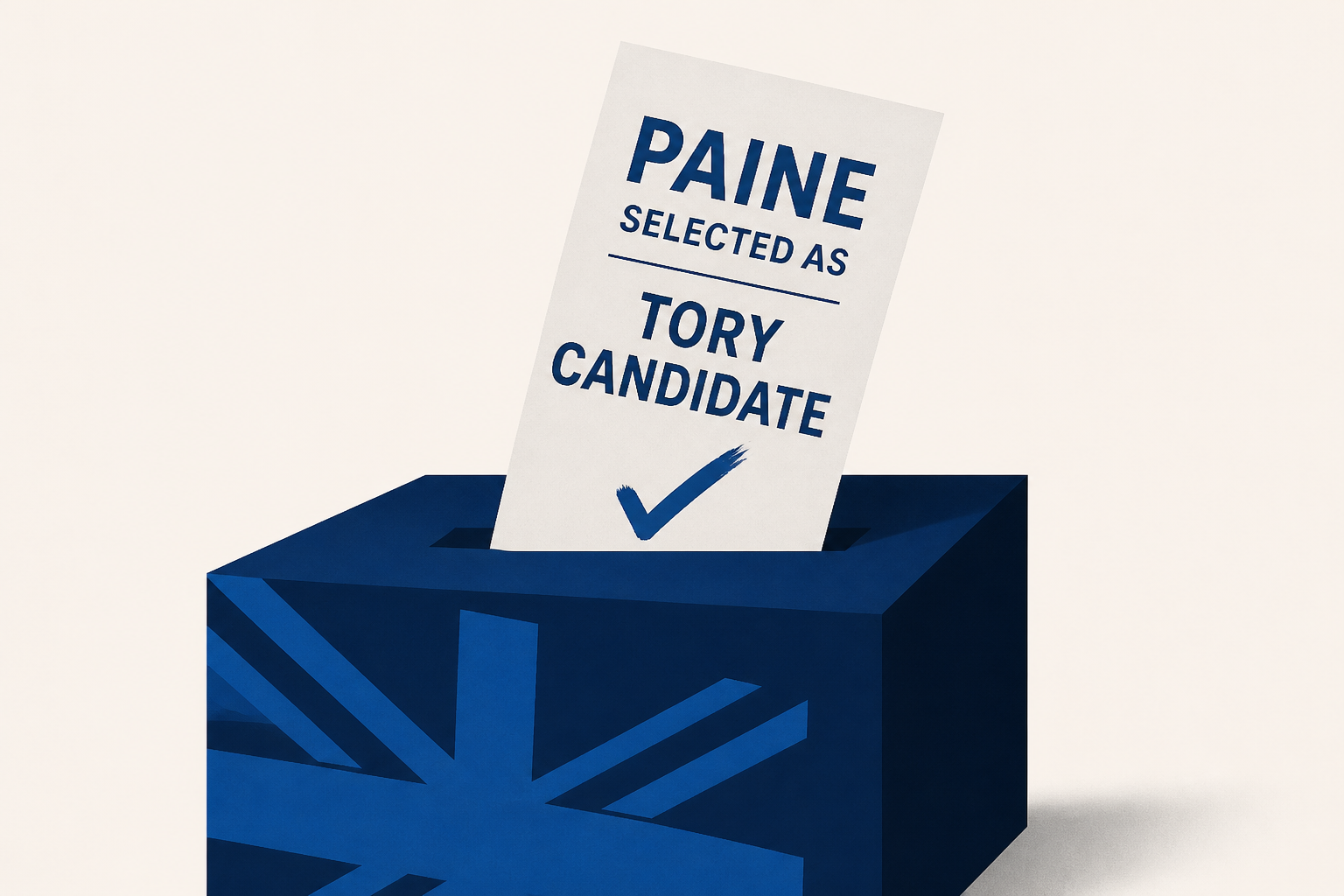 Paine selected as Tory candidate