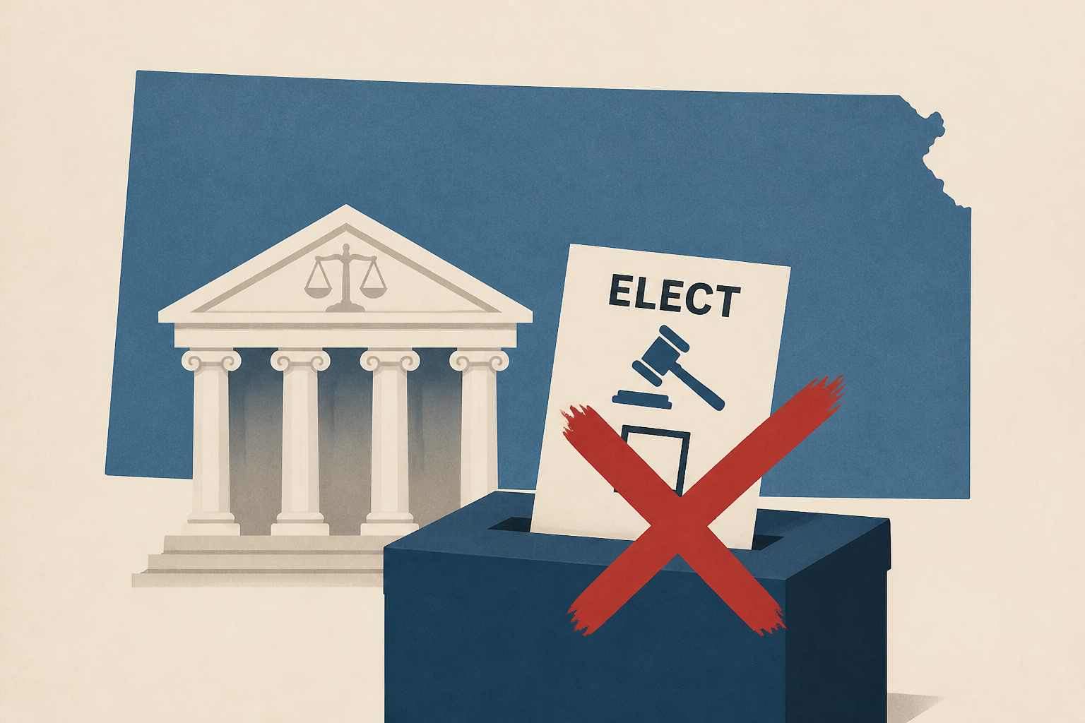 Kansas Voters Crush a Measure to Elect Supreme Court Judges