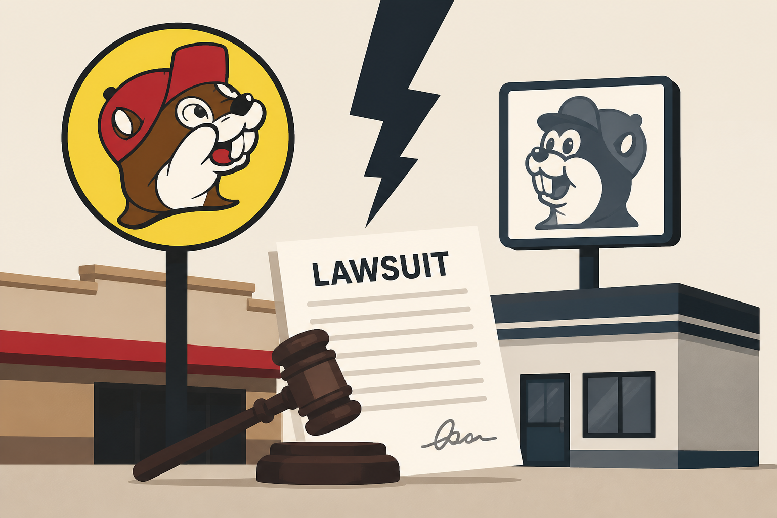 Buc-ee’s suing mini mart in Beavercreek, Ohio over logo branding