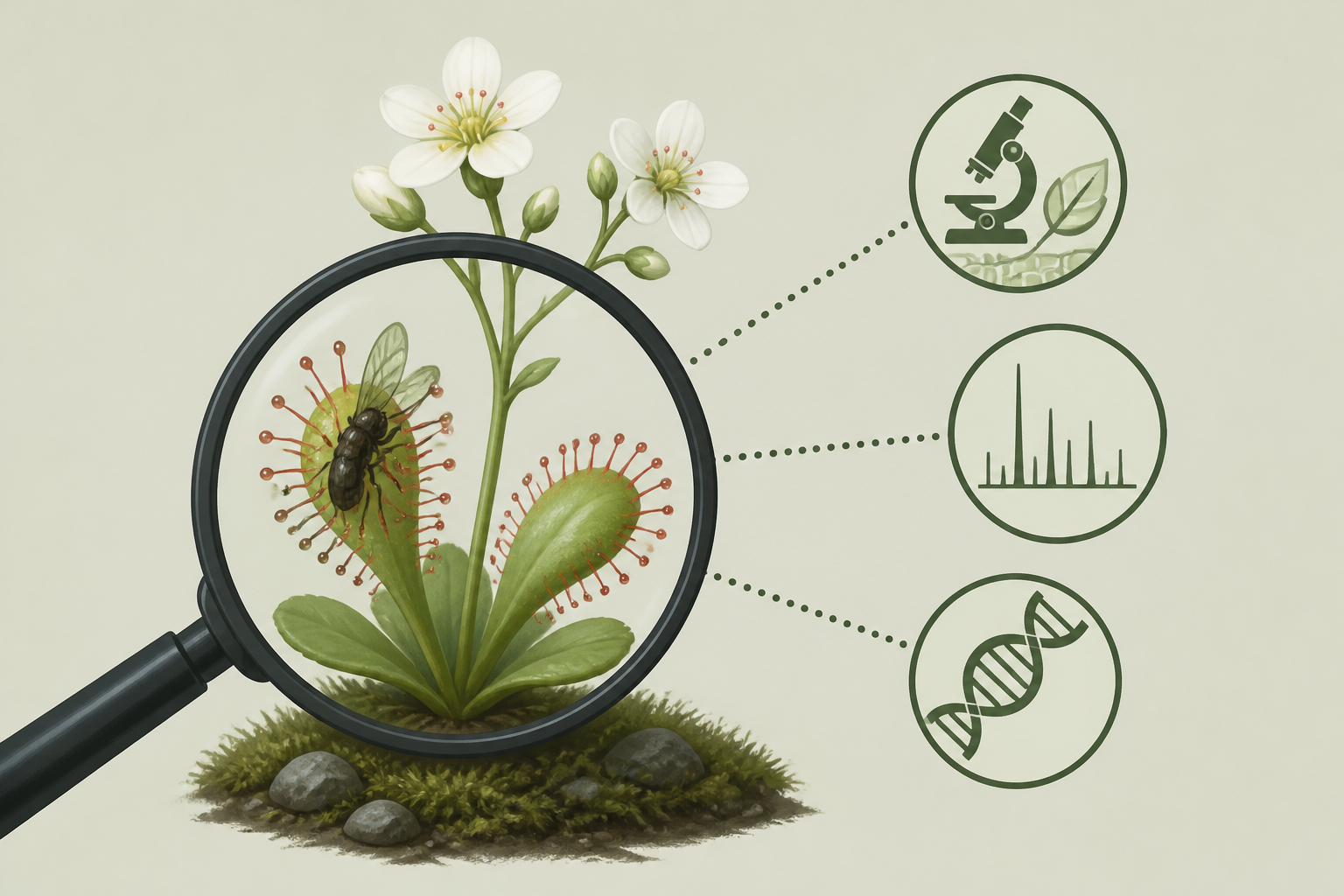 Identification of carnivory in the flowering plant Saxifraga via multidisciplinary evidence