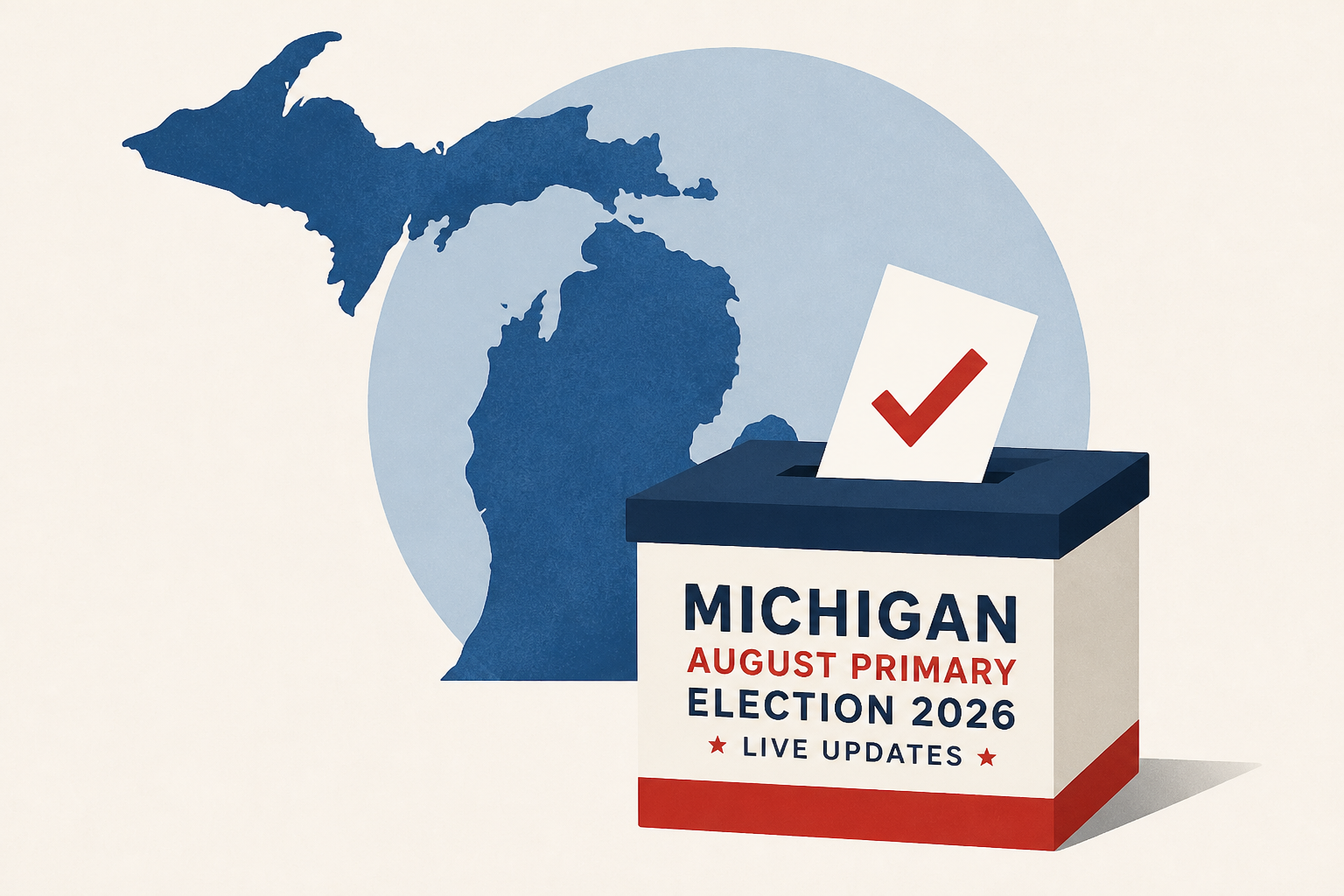 Michigan August primary election 2026 live updates