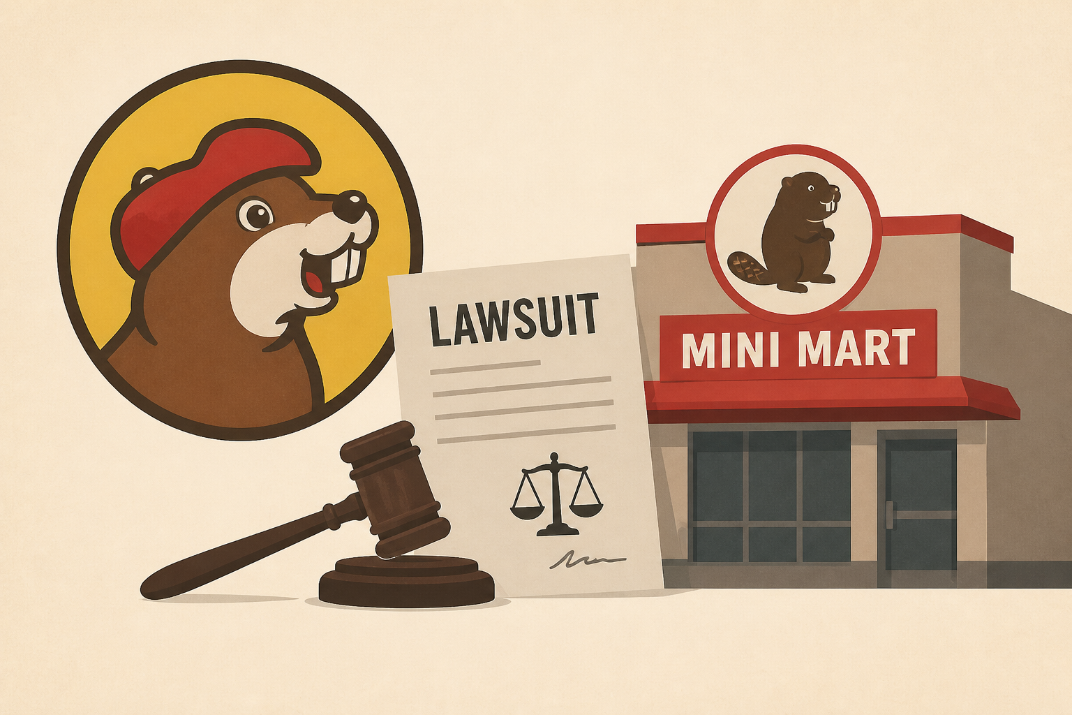Buc-ee's sues Ohio mini mart over beaver logo trademark infringement claims