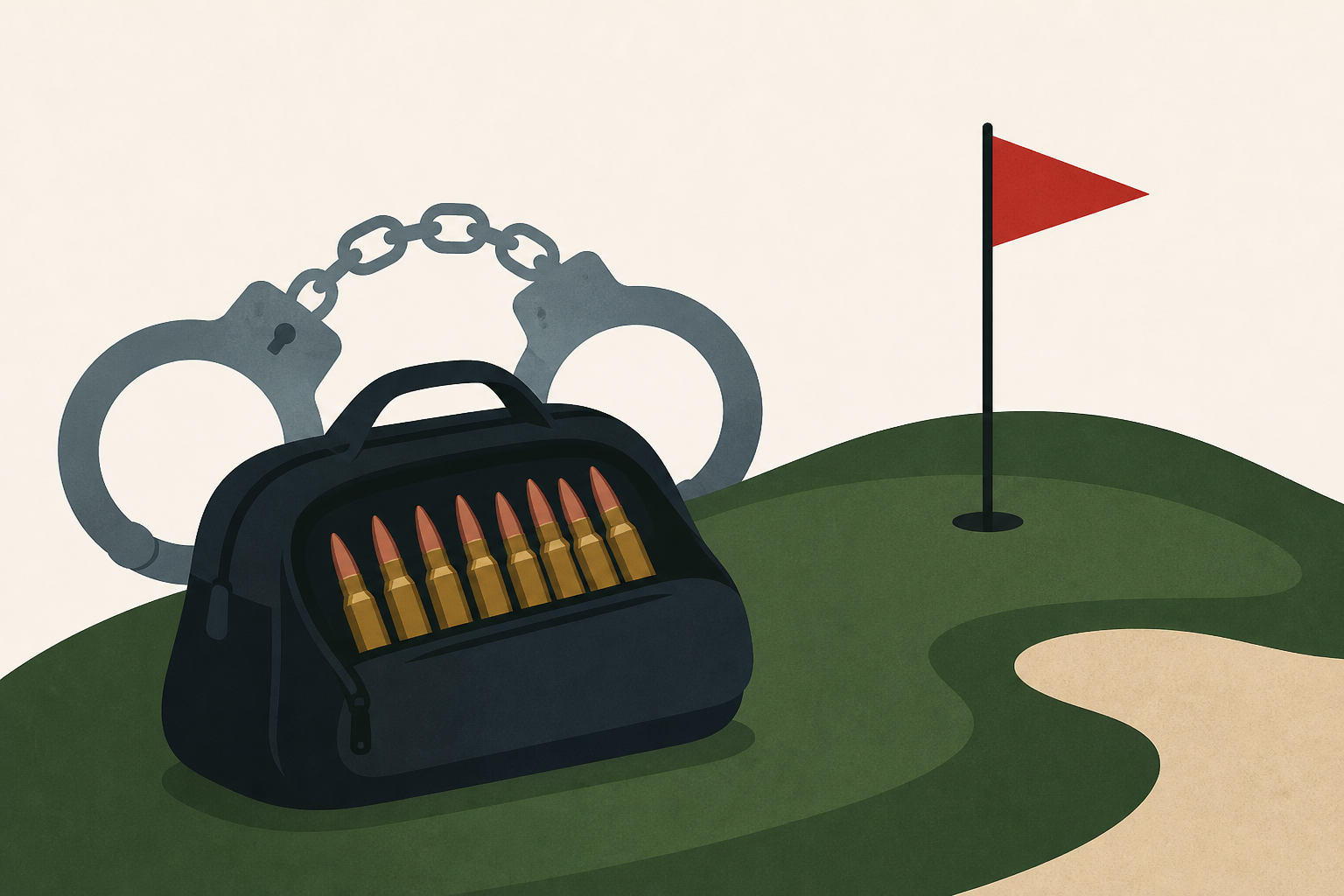 Man carrying ammo arrested at Trump golf course near Los Angeles