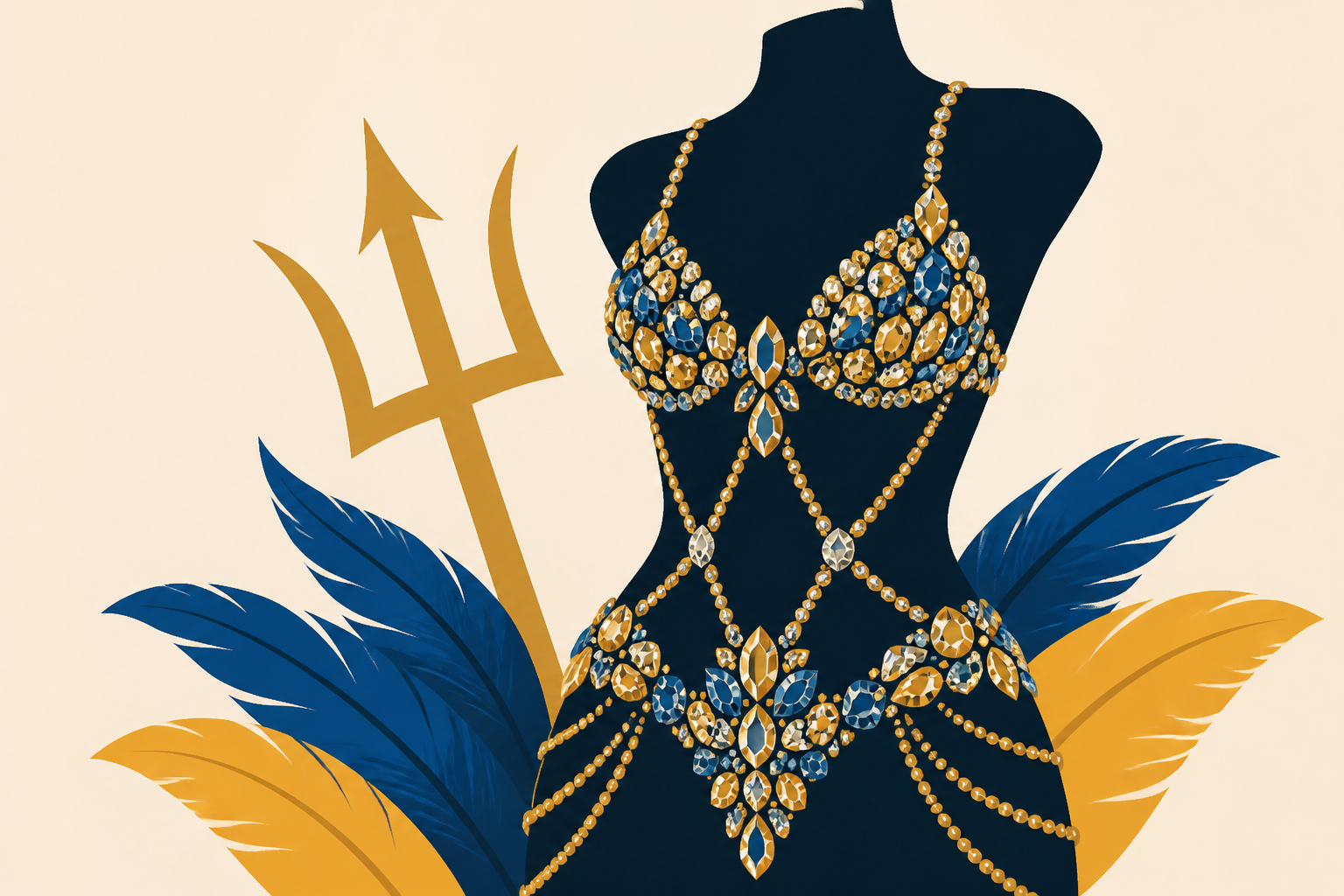 Rihanna wears revealing and fearless jewel-encrusted costume at Barbados carnival parade