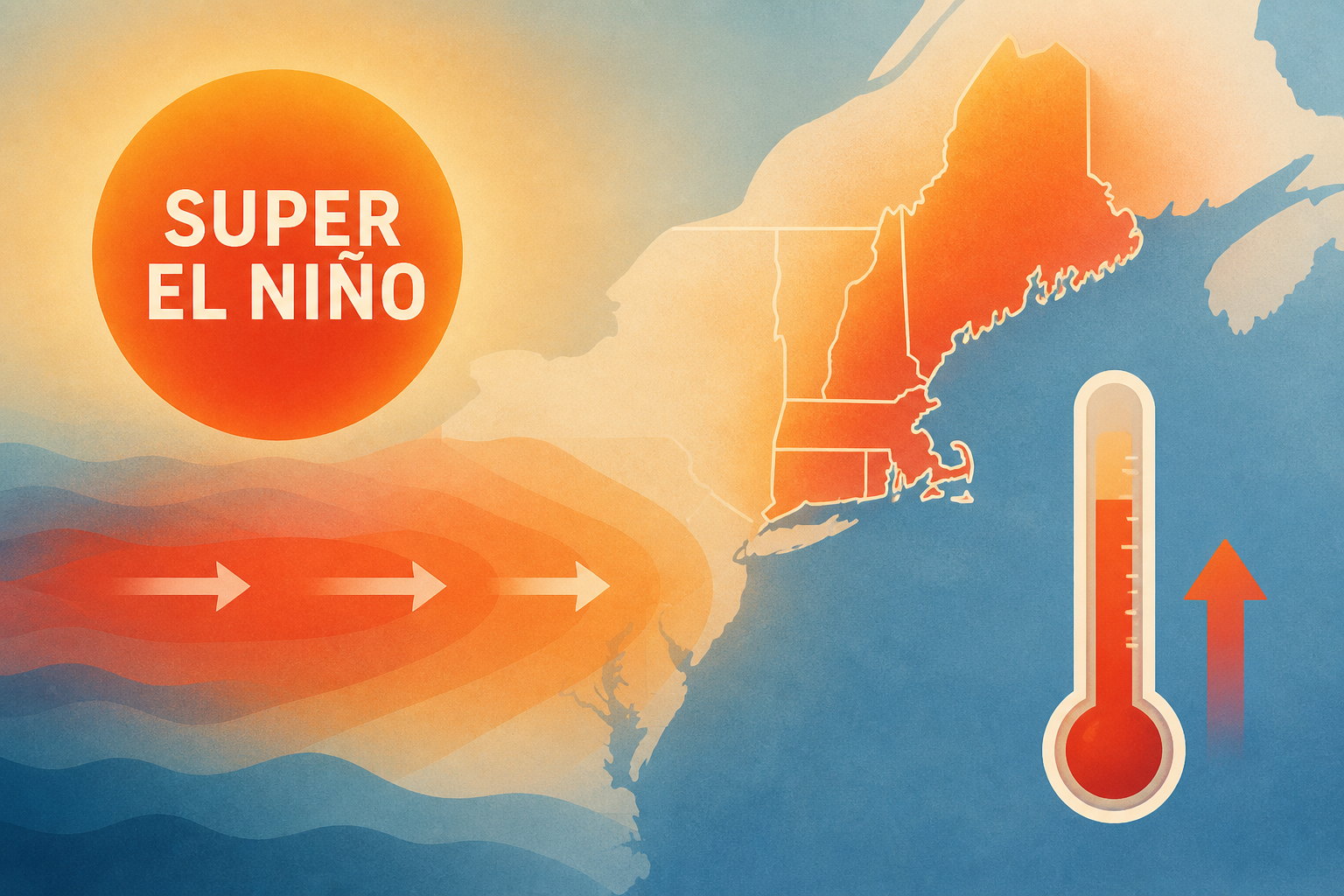 Super El Niño forecast shows New England trending warmer