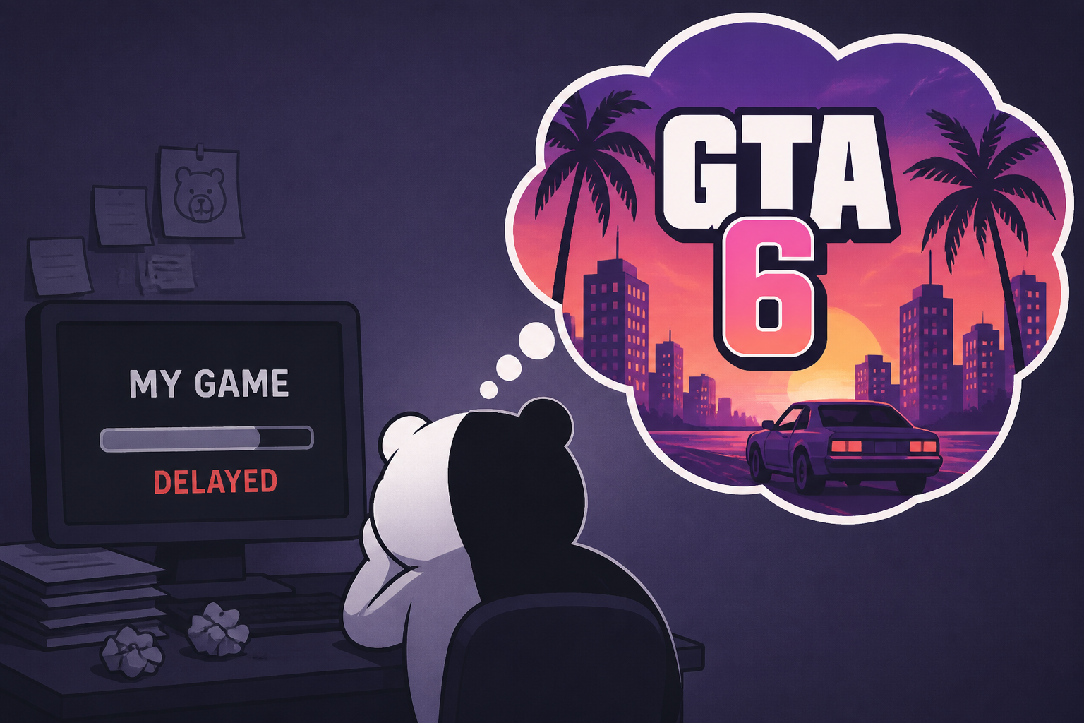 Danganronpa creator delayed his own game because he wants to play GTA 6 instead