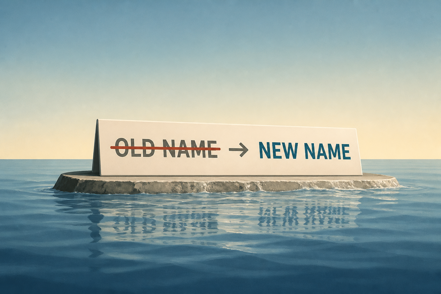 The world’s third-smallest country is changing its name as it disappears into the sea