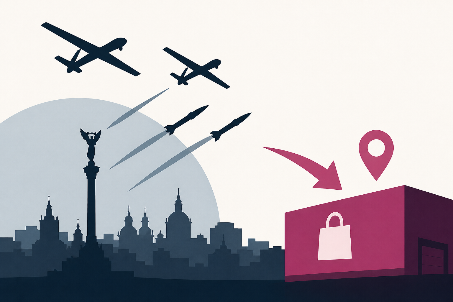Russia launches drones, missiles on Kyiv as Ukraine hits Wildberries