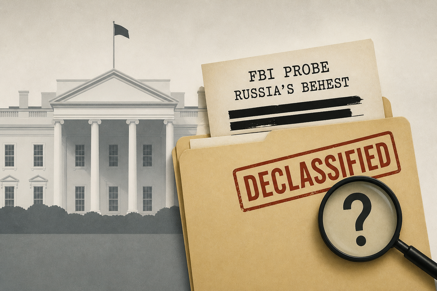 White House declassifies info on secret FBI probe into whether Trump fired Comey at Russia's behest, official says