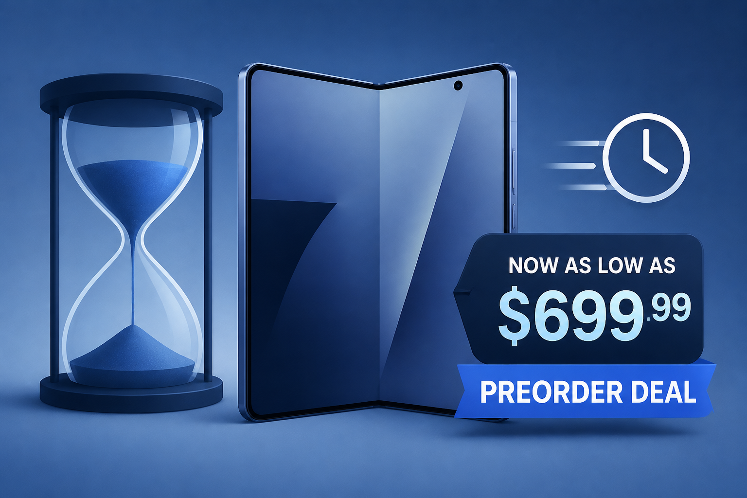 Last chance! Samsung's Galaxy Z Fold 8 preorder deal could get you the foldable for as little as $699.99, but you're running out of time