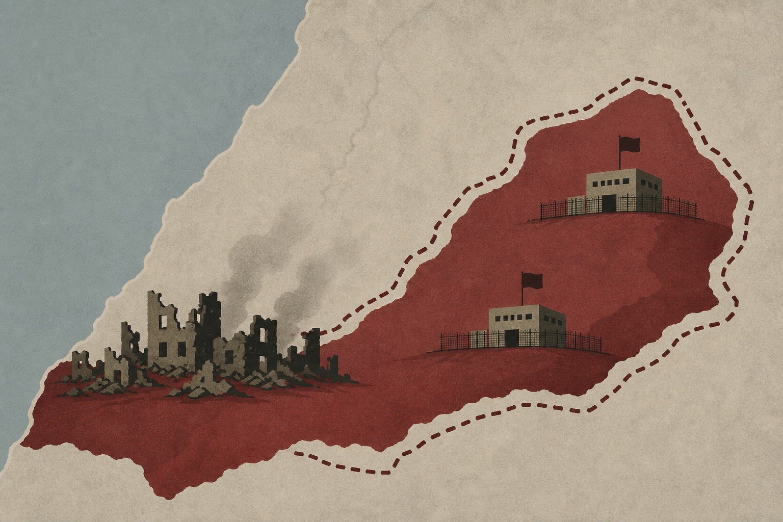 Israel Captured 230 Square Miles of Lebanon, Razed Villages and Built New Bases