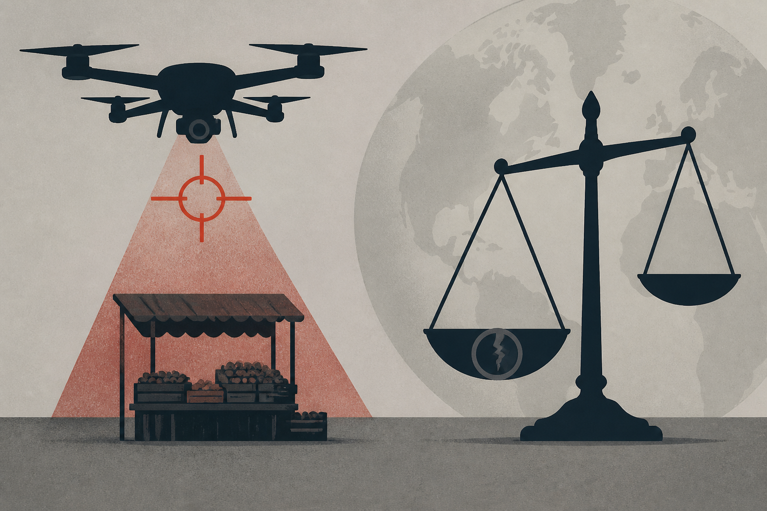 Russia accused of war crime after video showing ‘sadist’ drone pilot hunting market vendor