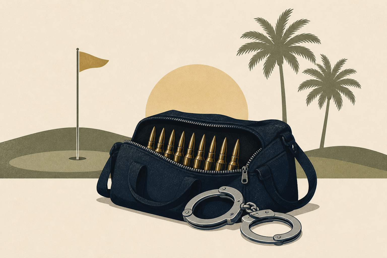 Man carrying ammunition arrested near Trump National Golf Club before president's Southern California trip