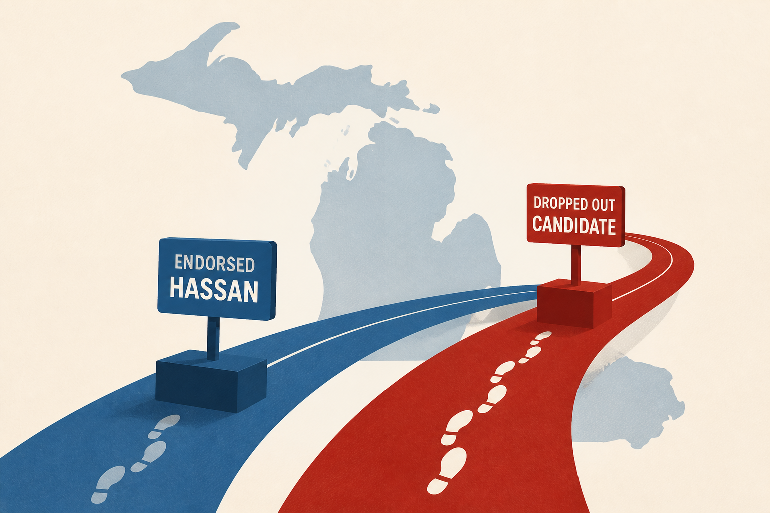 Endorsed Hassan Trails Michigan GOP Primary To Candidate Who Dropped Out