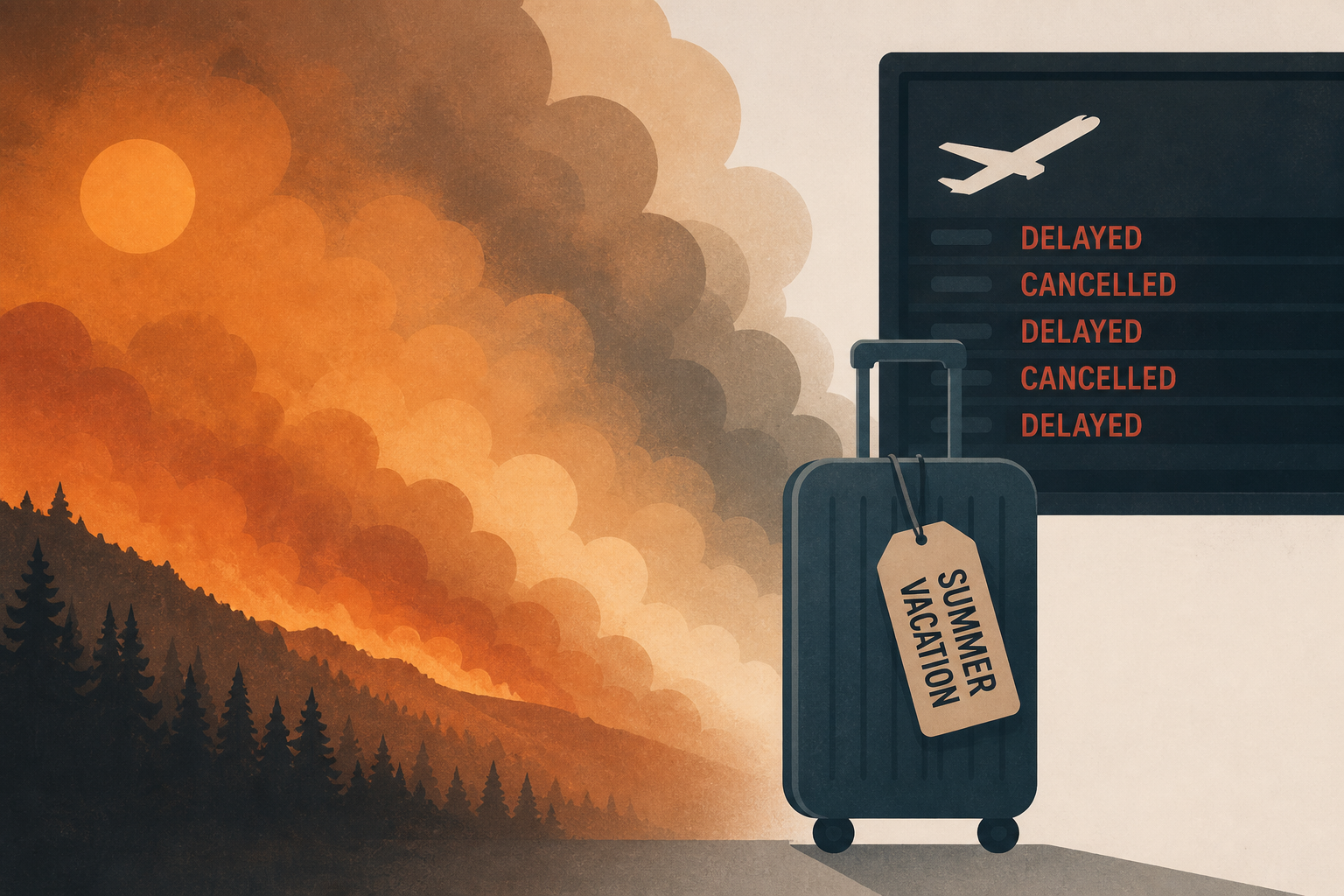 Wildfire Smoke and Airport Chaos: My Summer Vacation From Hell