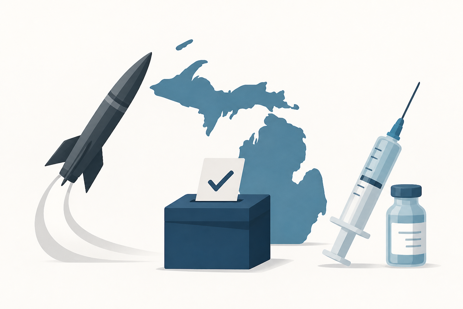 U.S. missiles; Michigan primaries; Flu shots : NPR