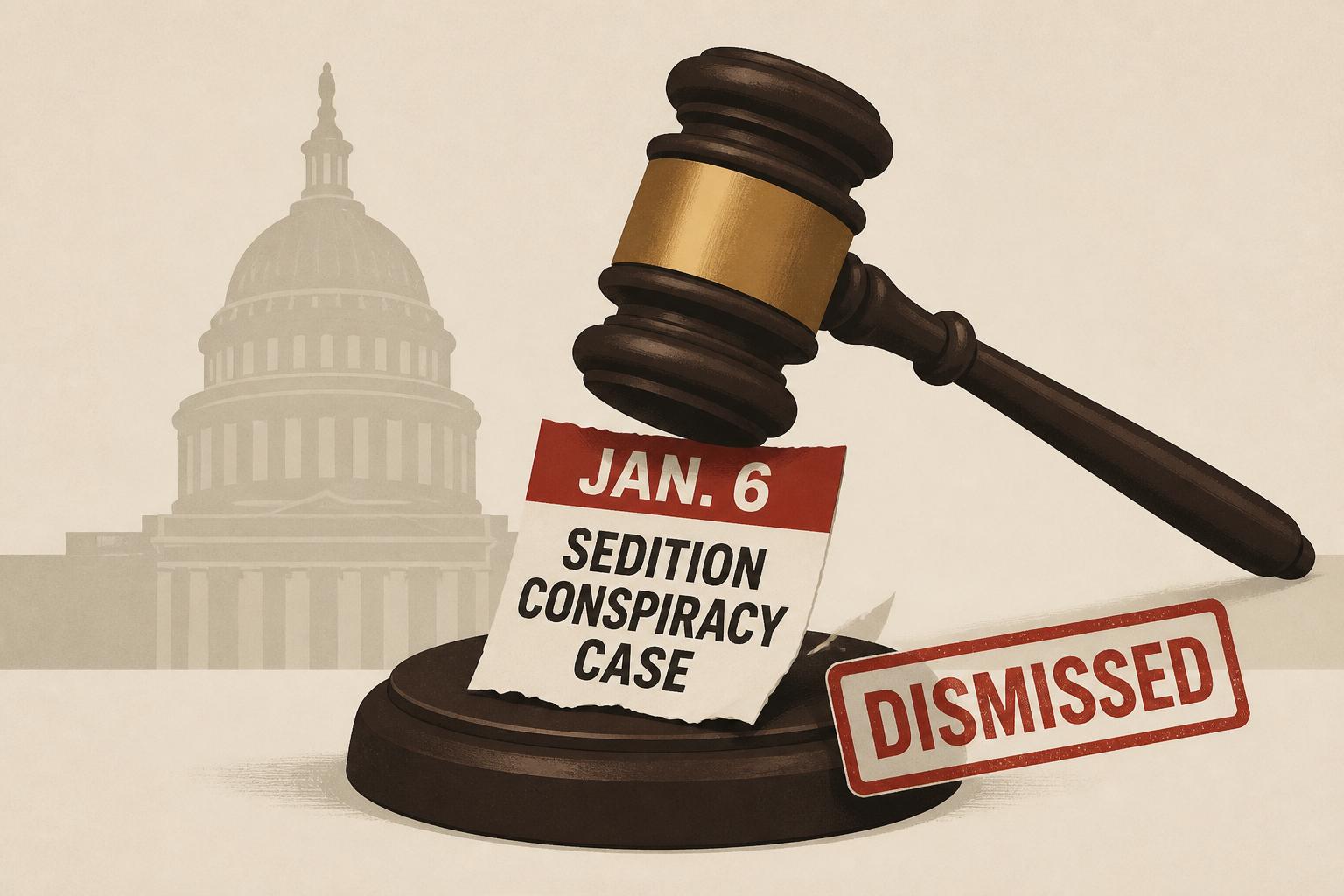 Judge dismisses Jan. 6 sedition conspiracy case