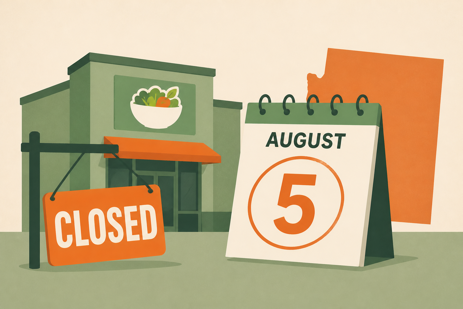 Salad and Go is closing all locations in Arizona on Aug. 5