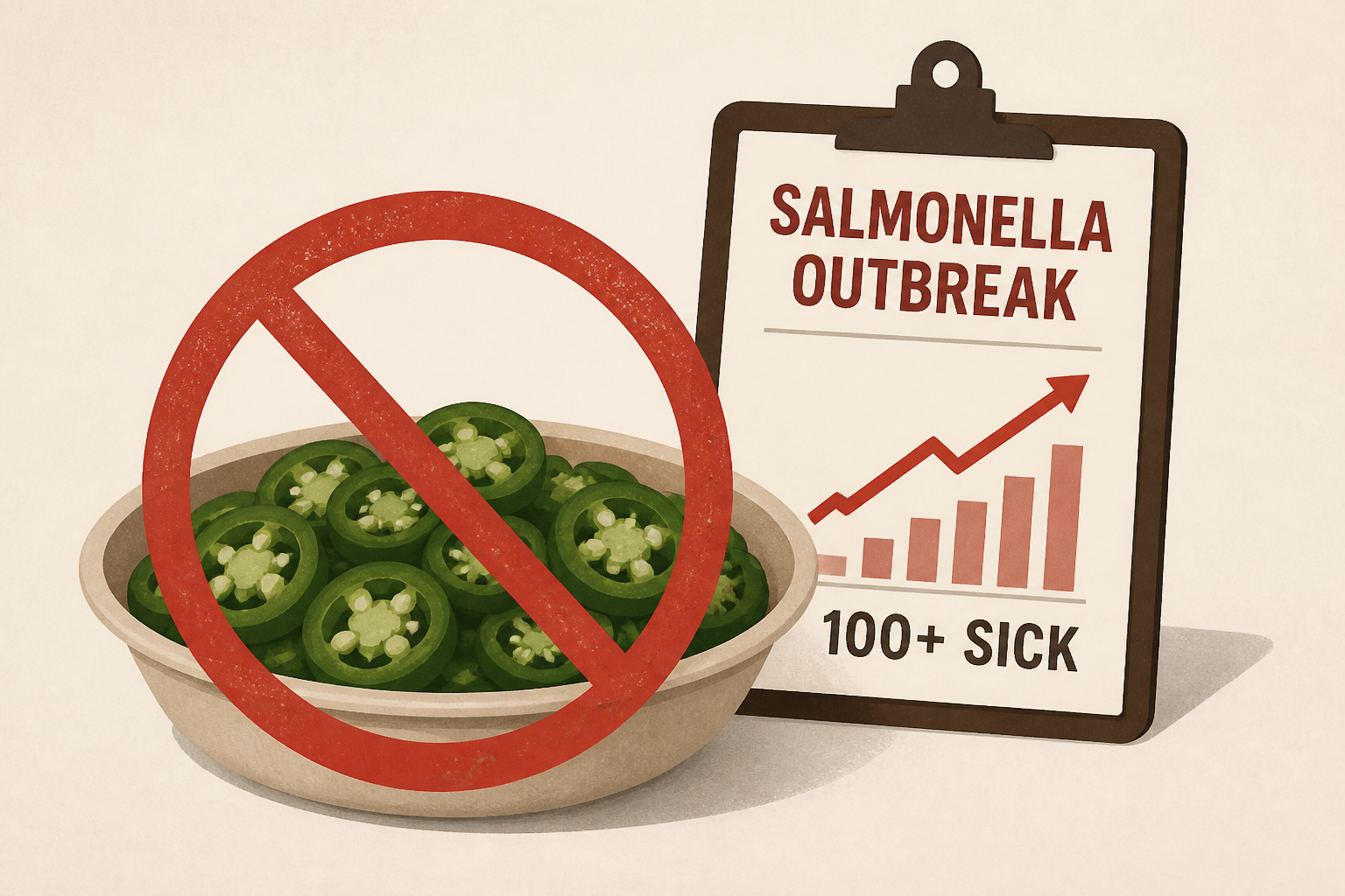Chipotle pulls jalapeños as salmonella outbreak sickens over 100