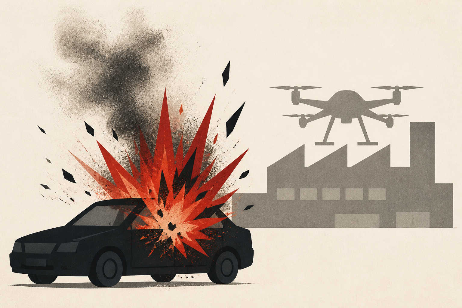 Russian drone factory director badly injured in car explosion
