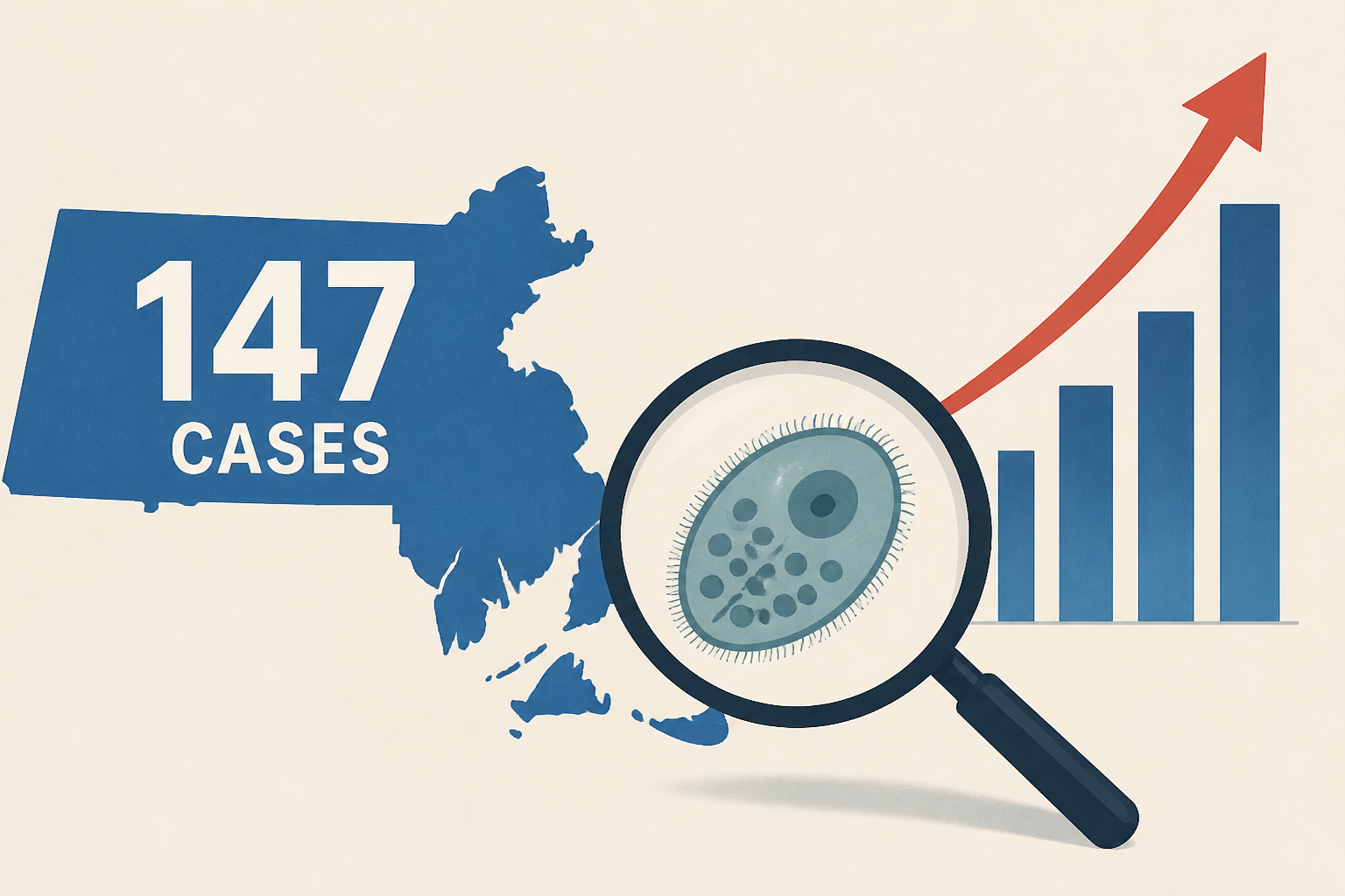 Massachusetts cyclosporiasis cases rise to 147 amid national spike