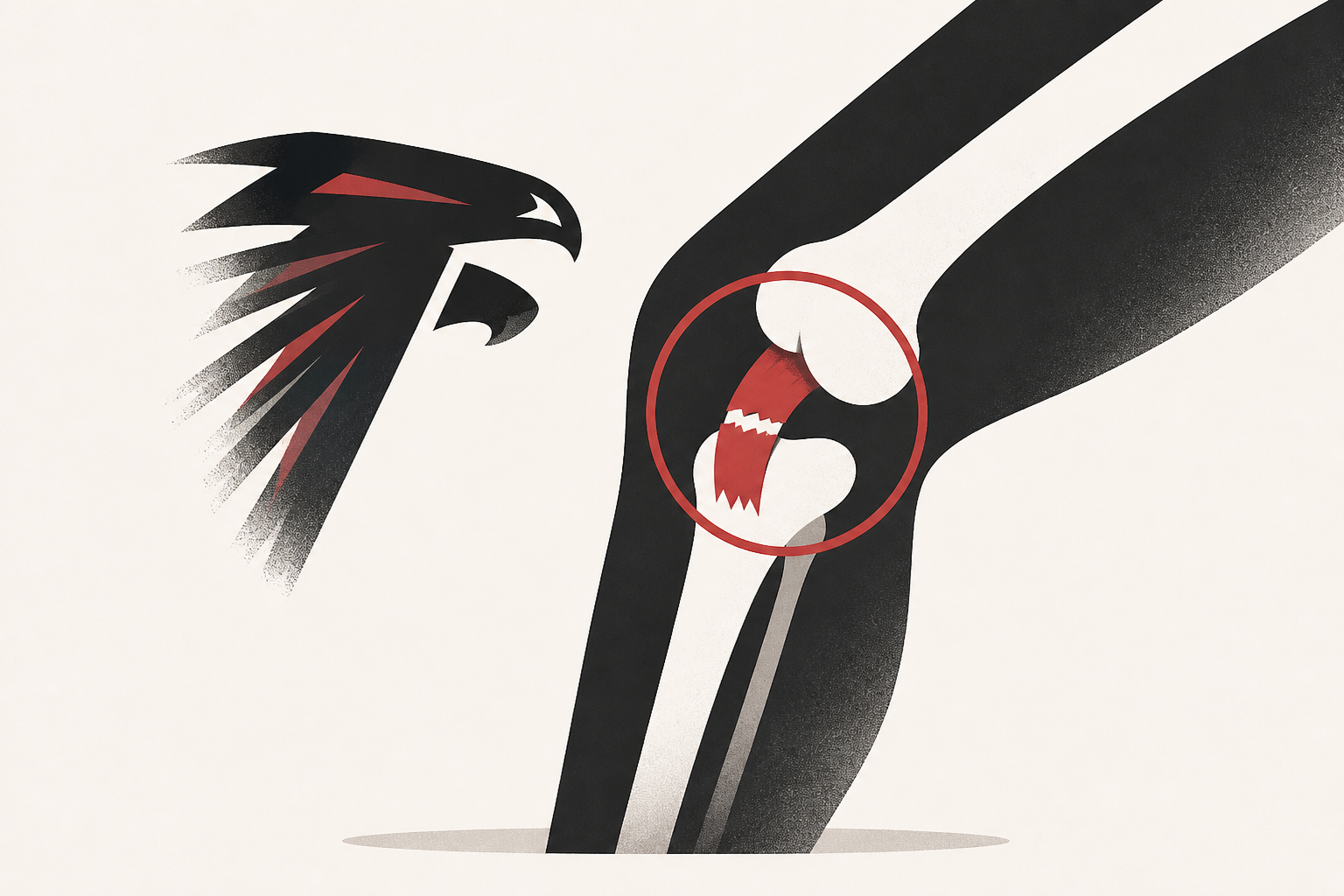 Falcons edge Jalon Walker tears ACL during training camp practice