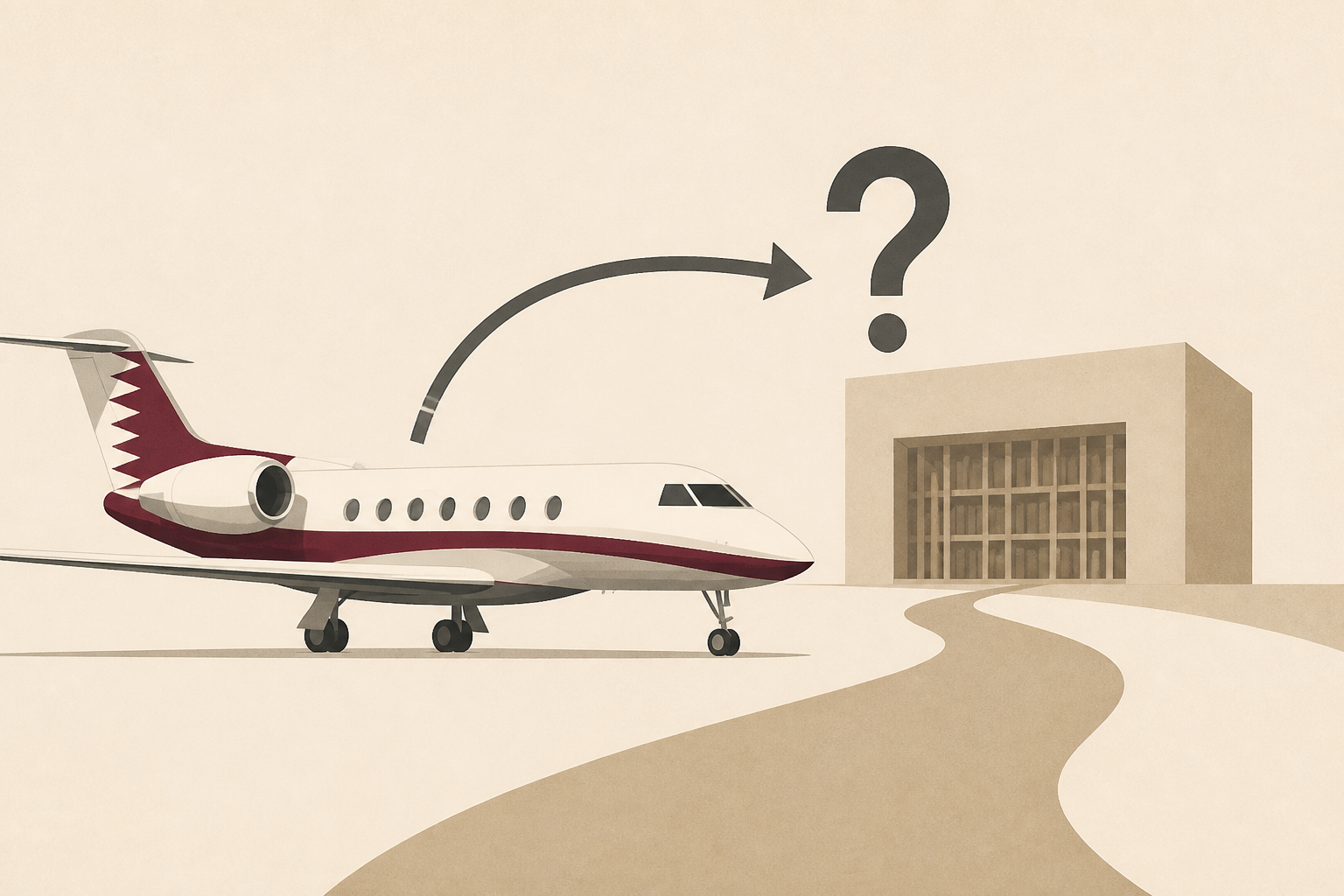 Trump Said Qatari Jet Was Destined for His Library. That May Change.