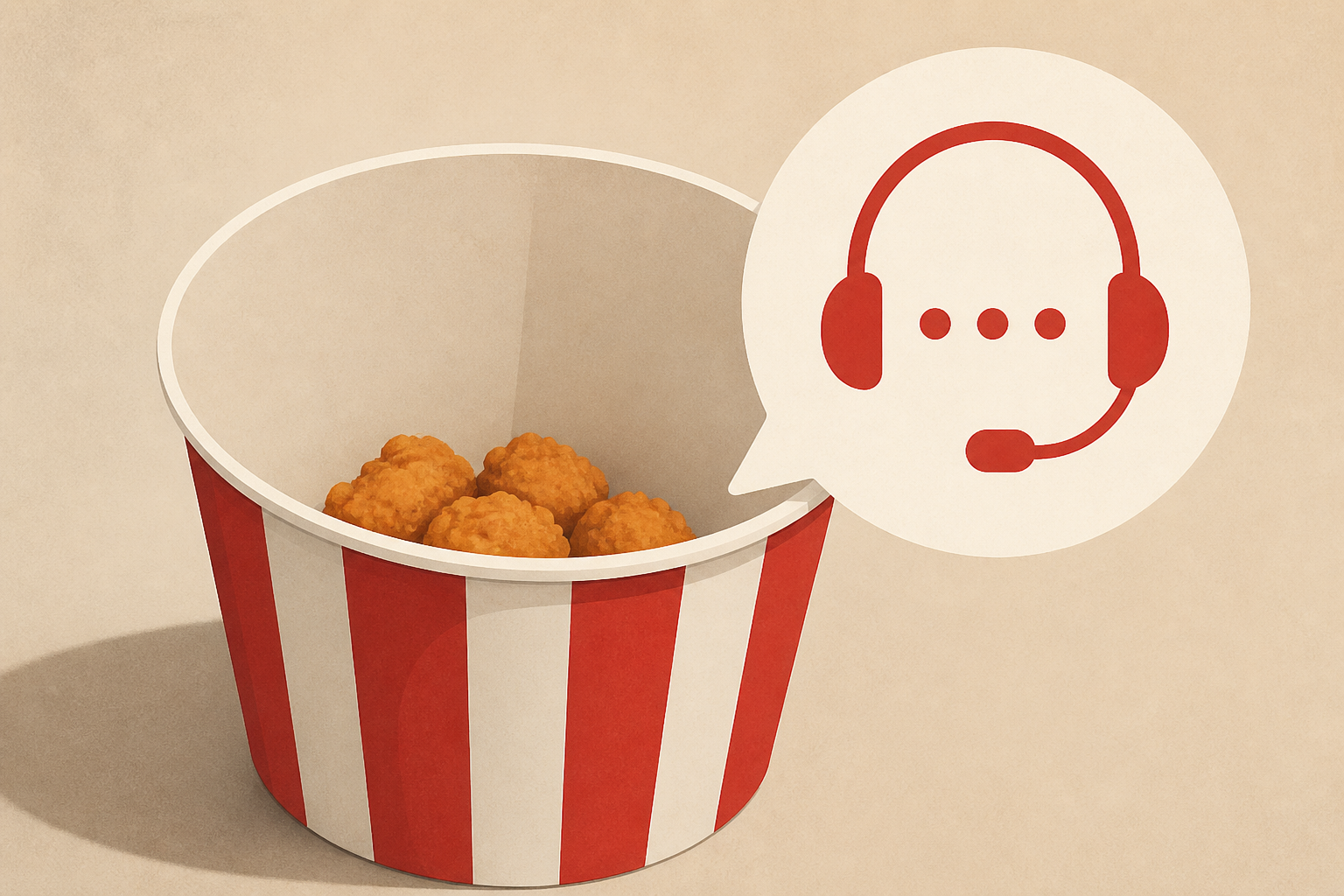 KFC responds to man who said his popcorn chicken bucket was shorted