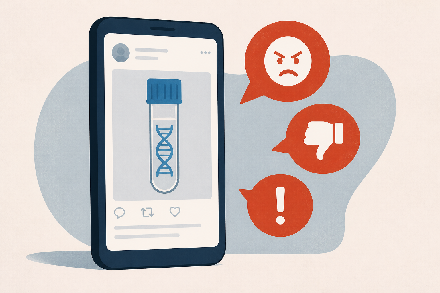 He posted about this controversial medical test. Then came the backlash