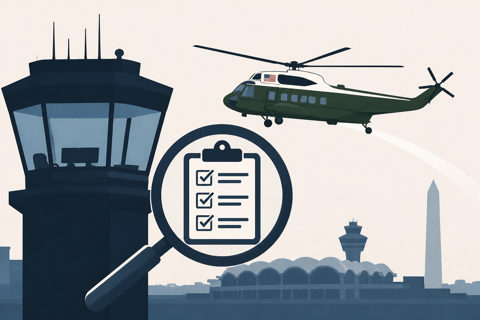 FAA reviewing incident involving Trump flight on Marine One, air traffic controllers at National Airport