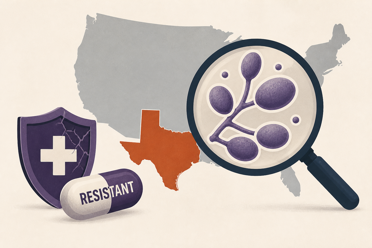 resistant fungus Candida auris spreads in Texas and US