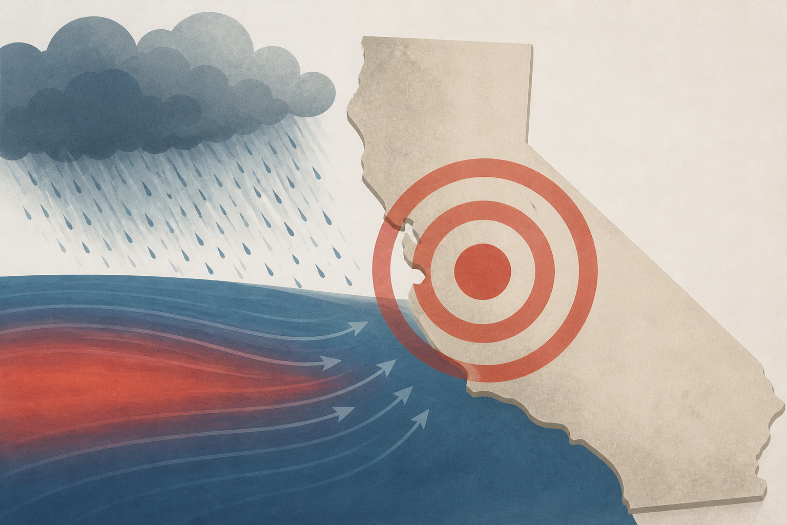 Powerful El Niño puts California in bull’s-eye for rain, models show
