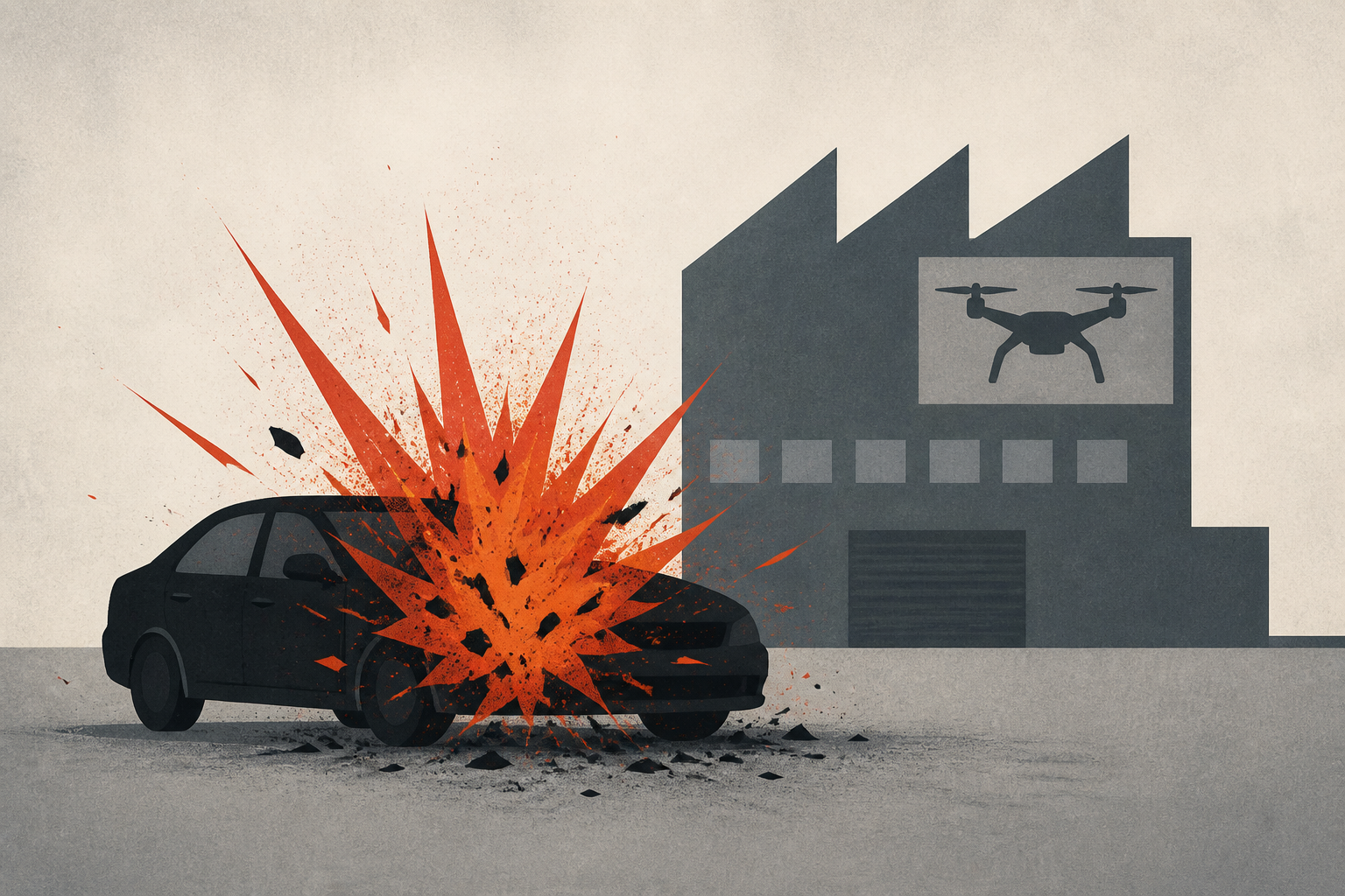 Russian drone factory director badly injured in car explosion