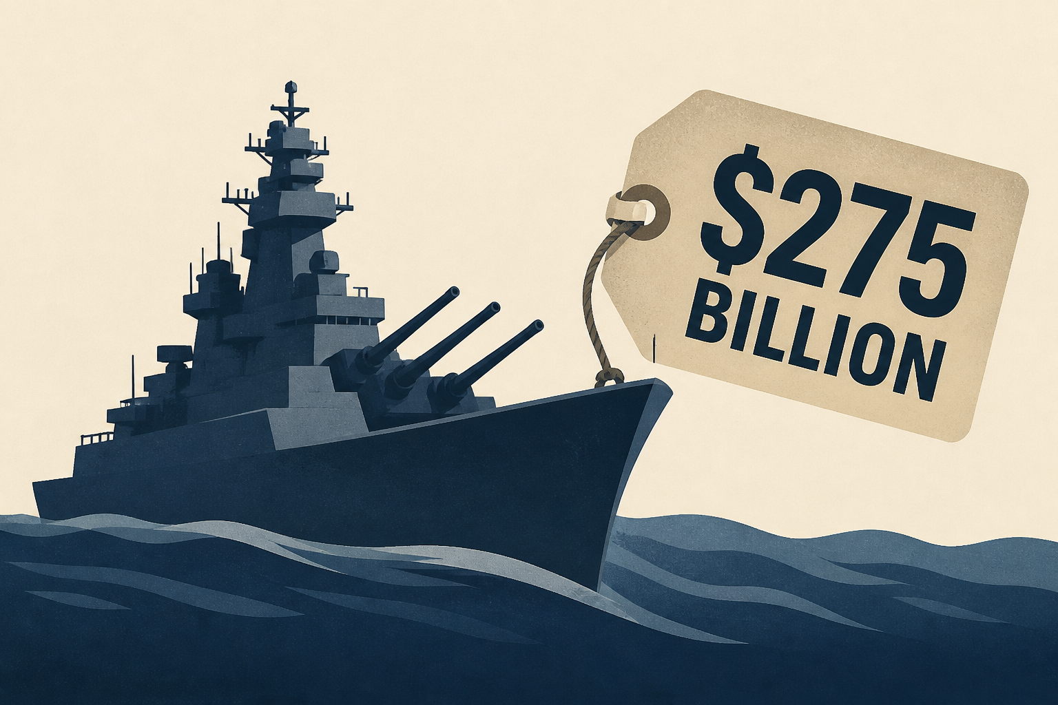 Trump-class battleships could come with a $275 billion price tag