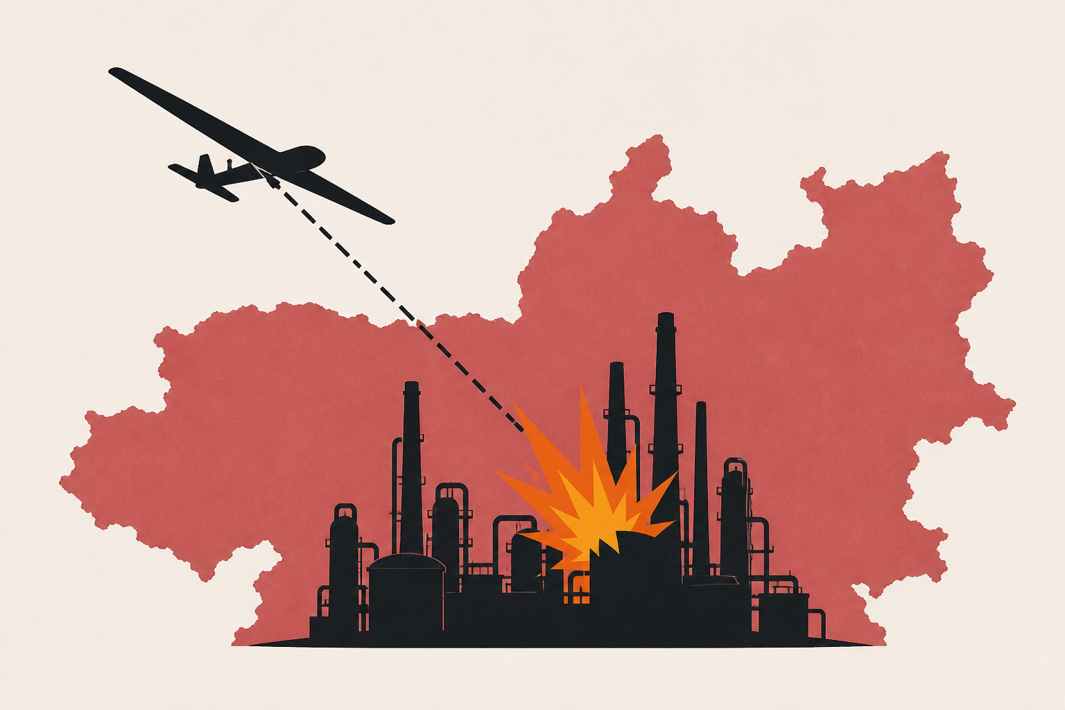 Ukraine hits one of Russia’s biggest oil refineries in drone attack