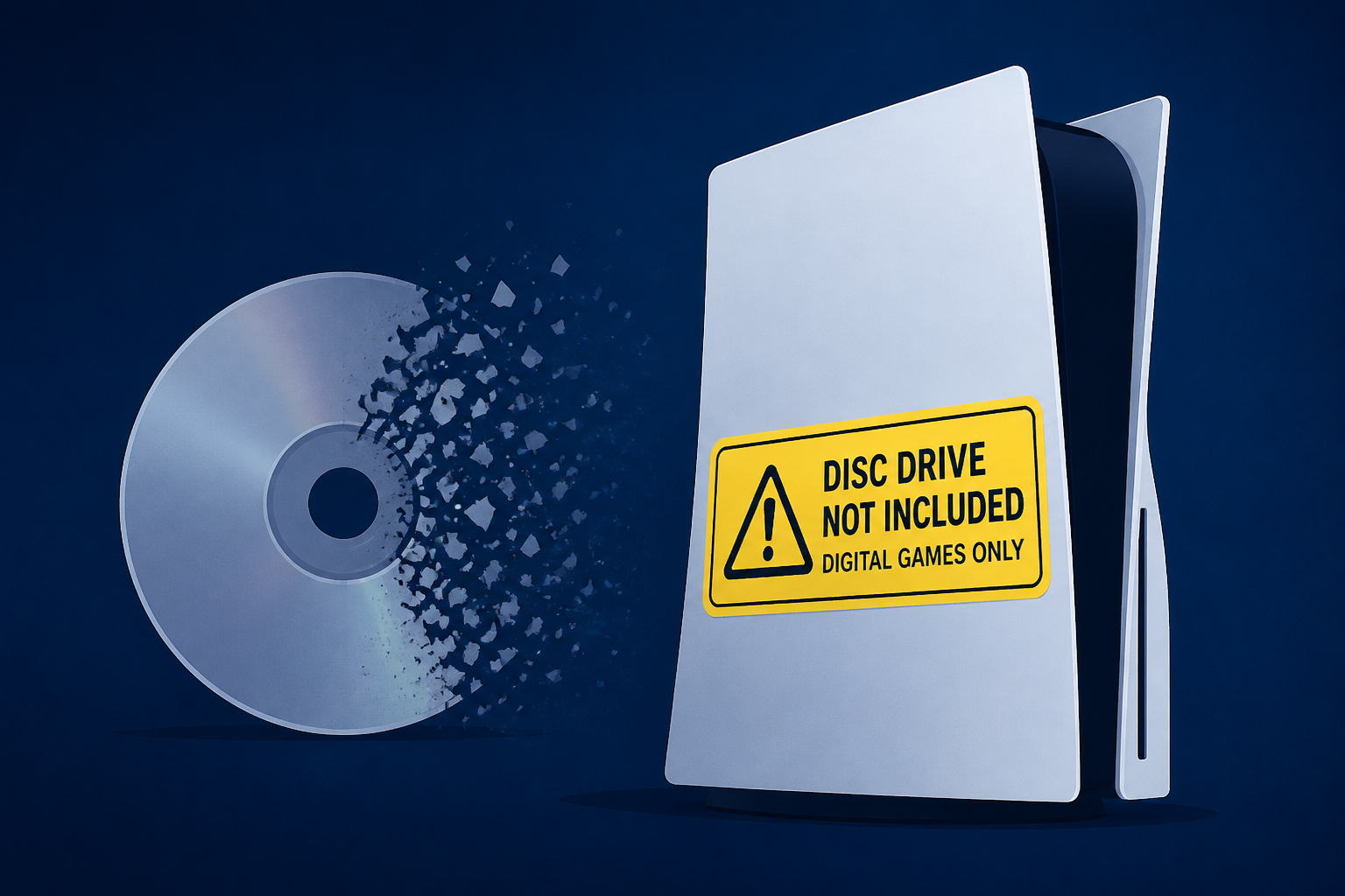 Sony Doubles Down On The Death Of Physical Discs, As New PlayStation 5 Units Come With A Warning Sticker