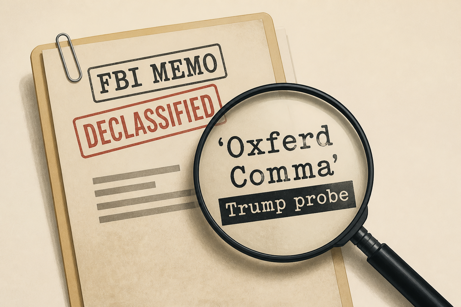 Declassified FBI memos reveal oddly named ‘Oxferd Comma’ Trump probe