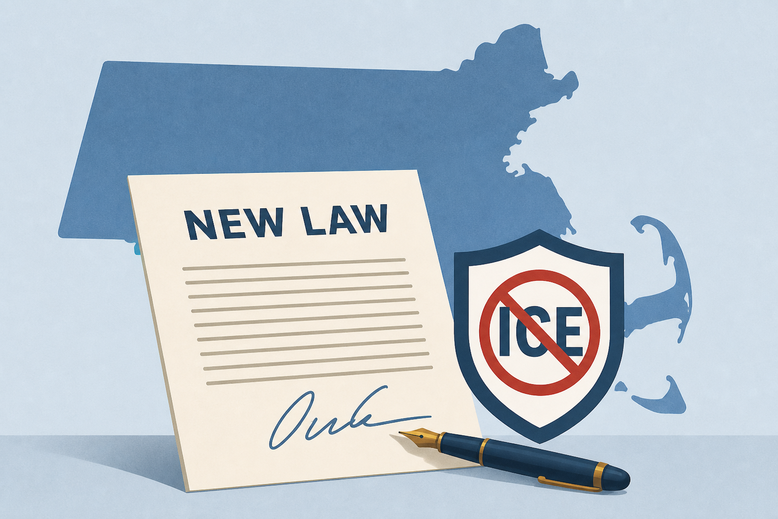 Mass. governor signs sweeping law limiting ICE enforcement