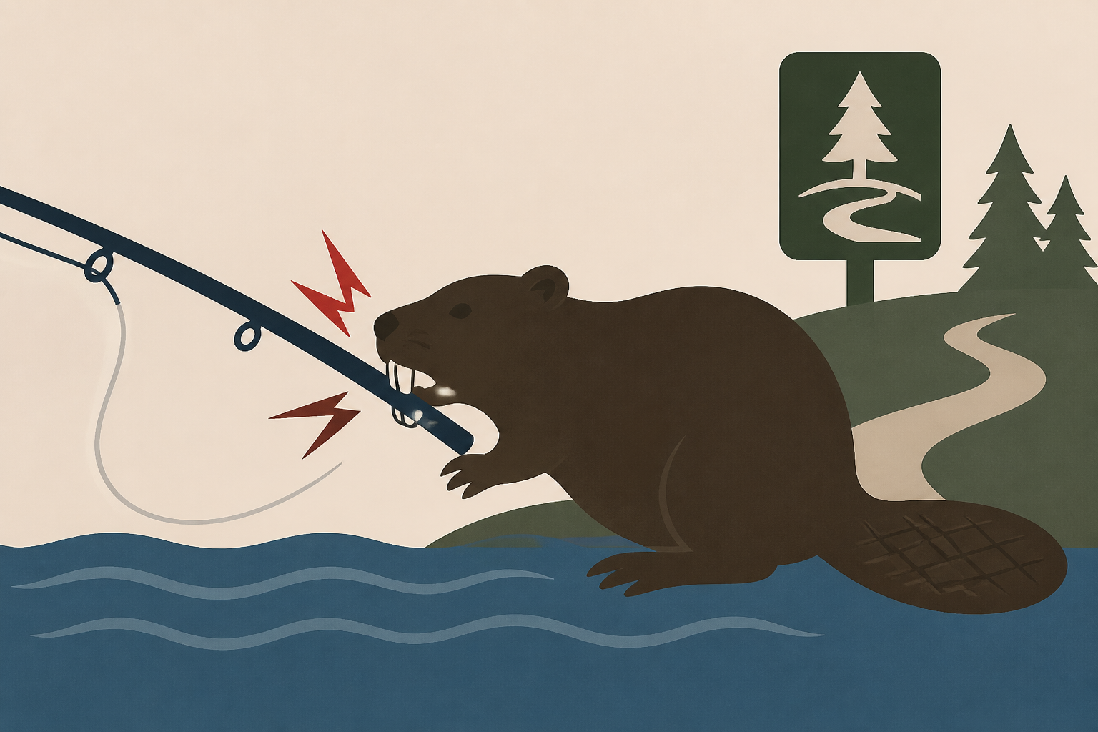Fisherman bit in 2nd beaver attack at Maryland state park