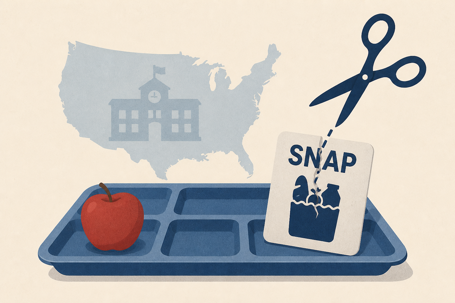 Millions of U.S. children could lose free school meals this fall due to SNAP changes, experts say