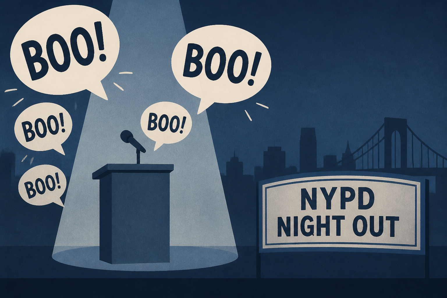 Zohran Mamdani booed off stage at NYPD Night Out on Staten Island