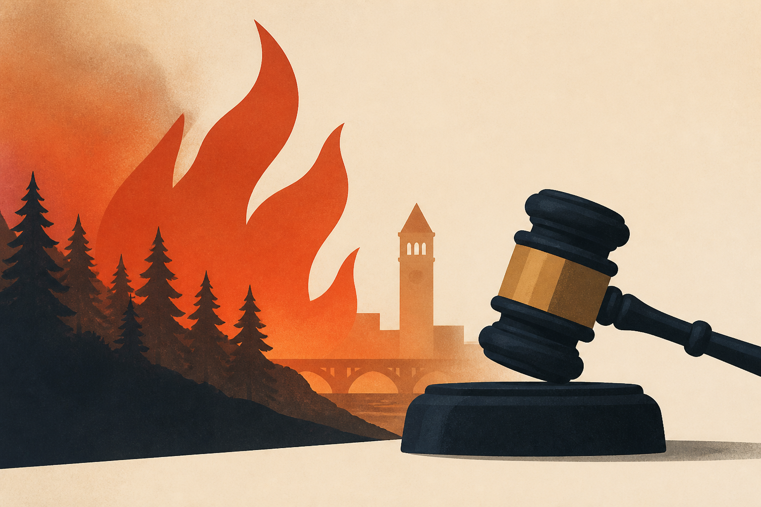 Man charged with setting destructive Spokane wildfire due back in court