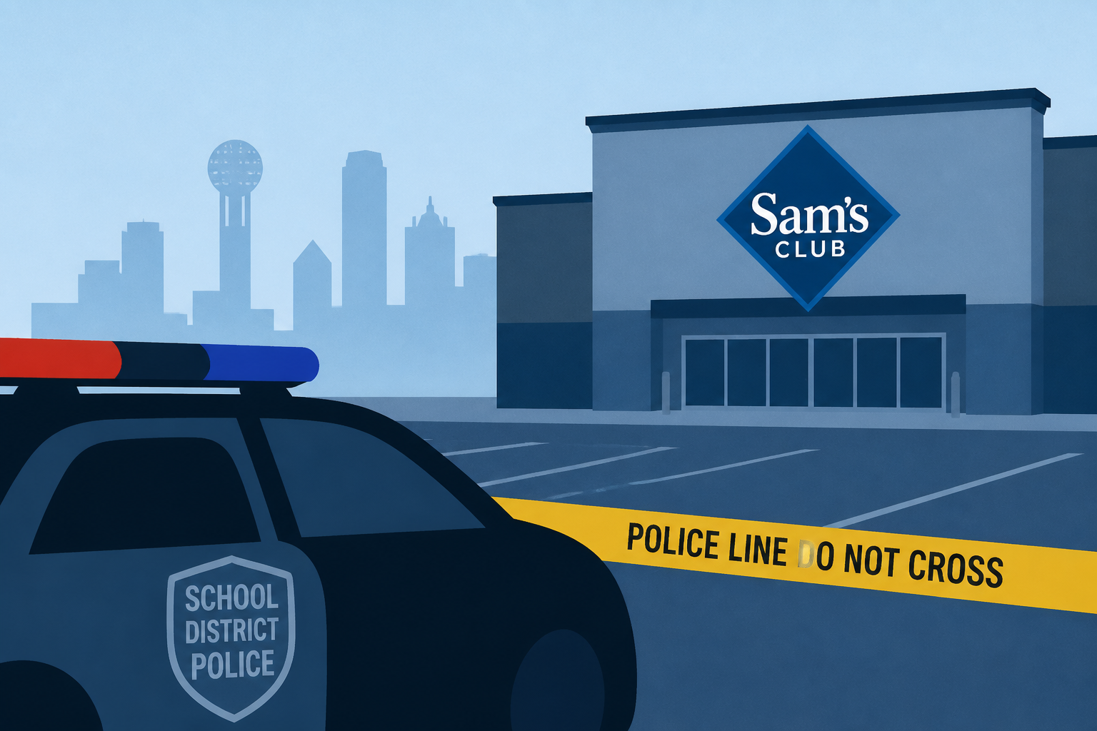 Dallas Shooting: Dallas ISD officer wounded in Sam's Club parking lot