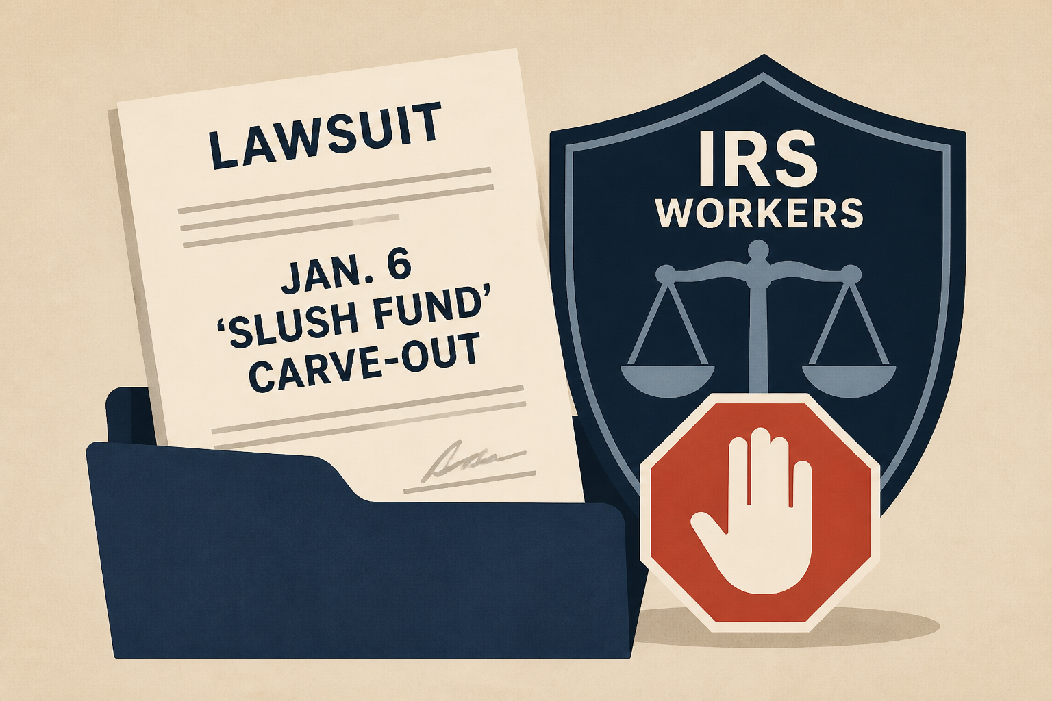 IRS workers group joins Jan. 6 ‘slush fund’ suit, seeking to block Trump audit carve-out