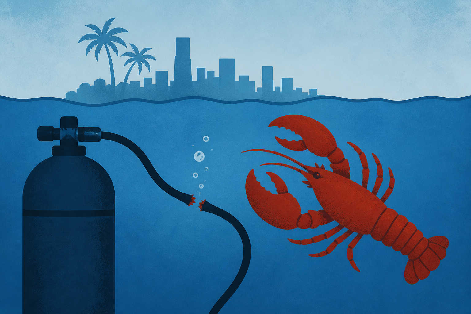 Florida Man Cut Diver’s Air in Miami Lobster Dispute, Authorities Say