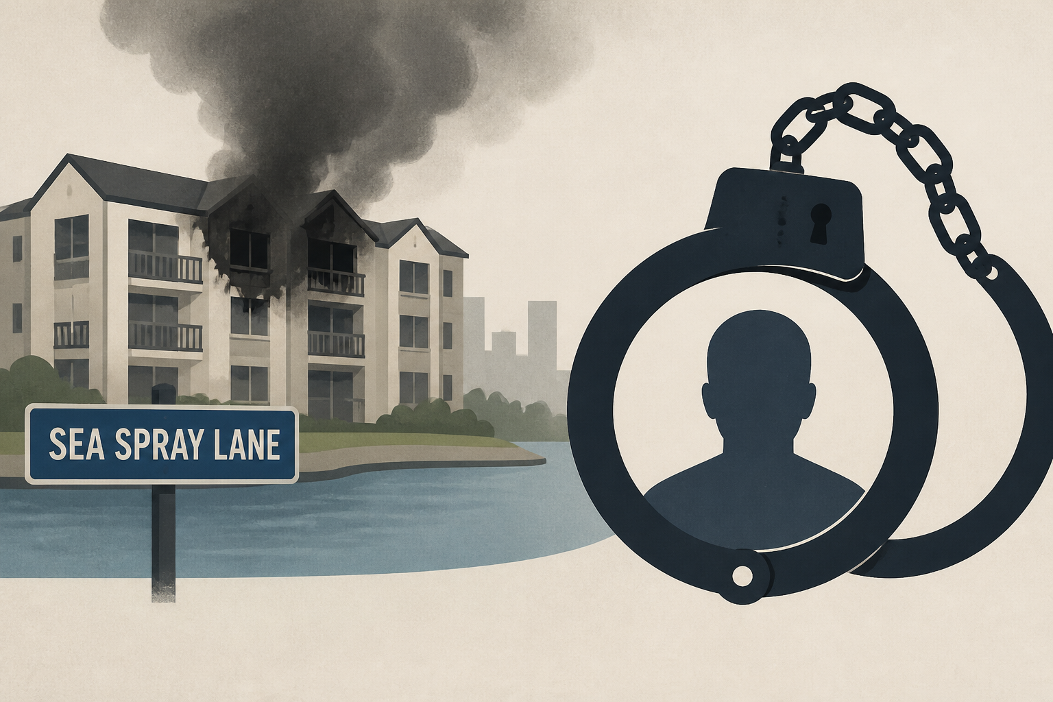 Man arrested in connection to devastating Foster City condo fire on Sea Spray Lane, police say