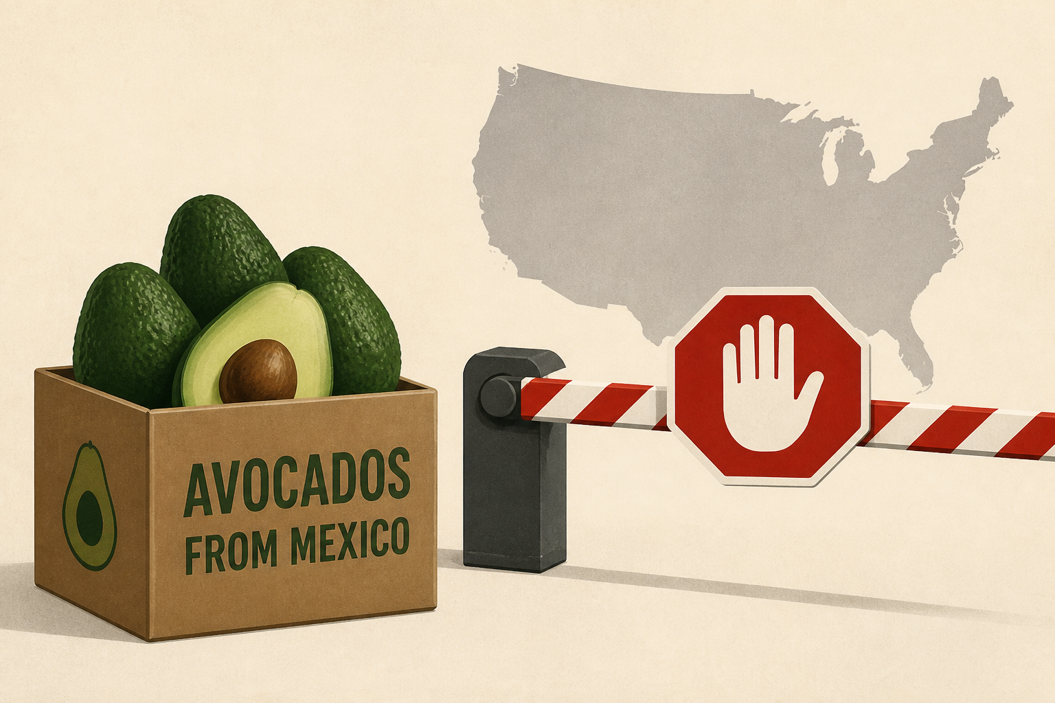 Why Mexican avocado exports to the US have been stopped